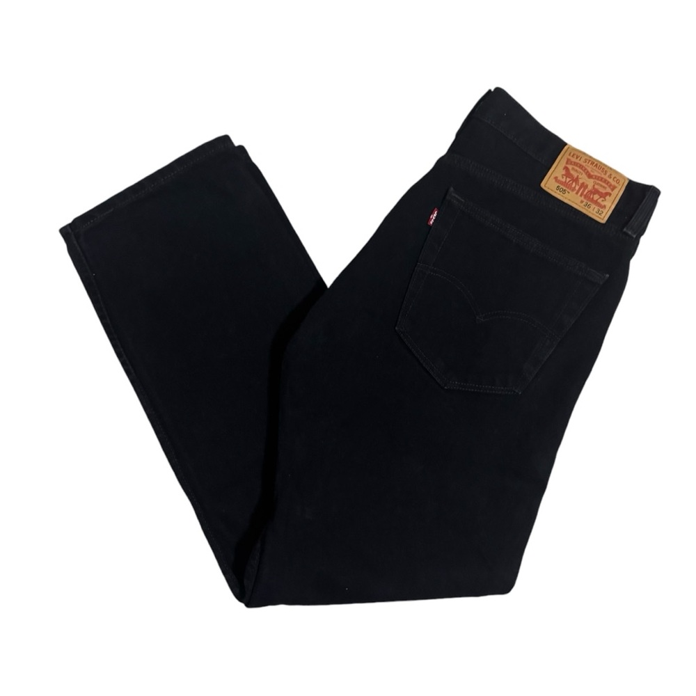 Vintage Levi’s 505 Size 36x32 Regular Fit Black Denim Pants